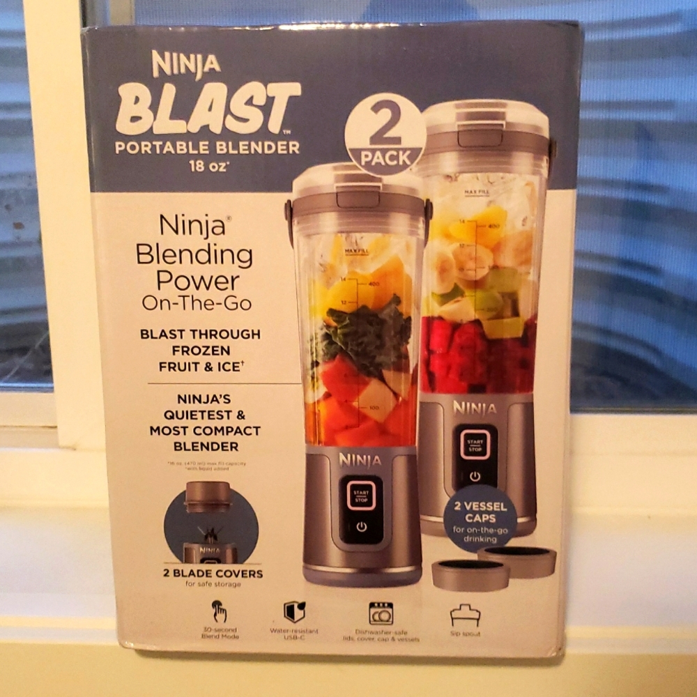 New Ninja Blast blenders 2 pack
